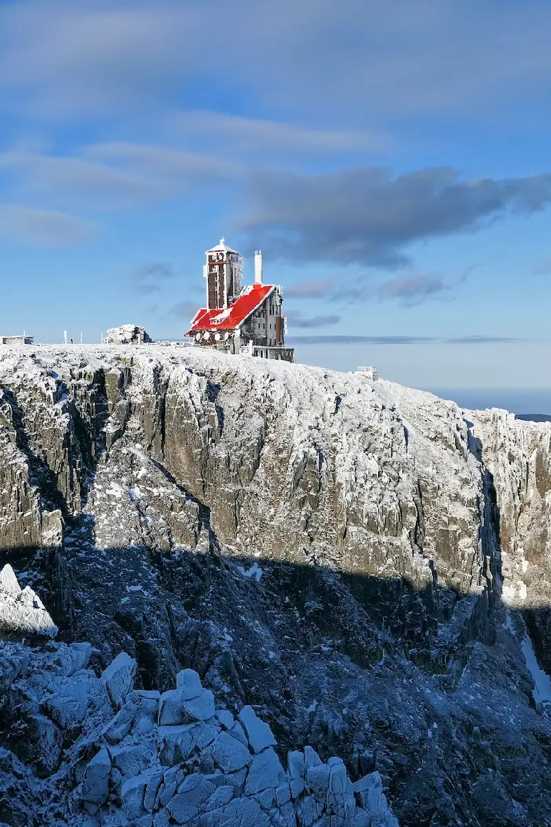 winter view of karkonosze
